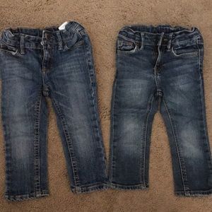 2 pairs of h&m baby jeans